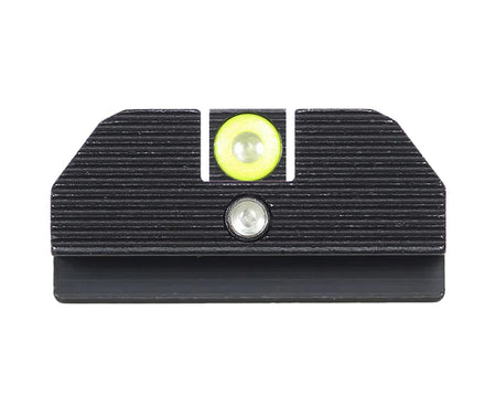 Night Fision GLK001015YGZ Accur8 Tritium Sights for Glock 17/17L/19 Green Yellow Front/Black Outline Rear