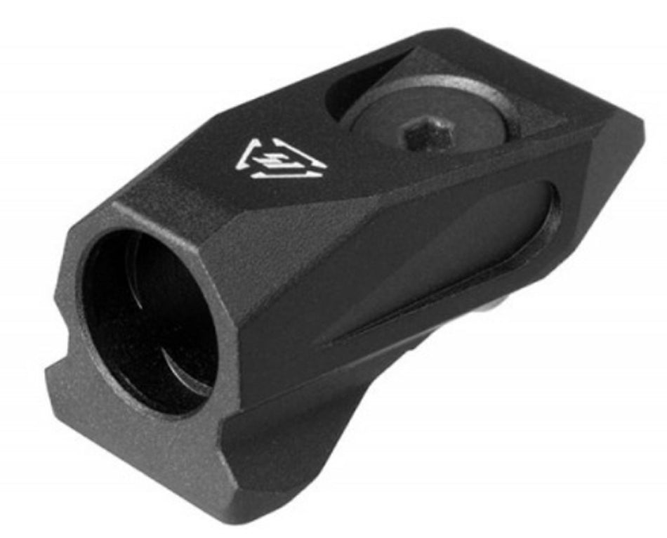 Strike Industries LINKAQDBK Black Aluminum Angled QD Mount KeyMod M-LOK Compatible