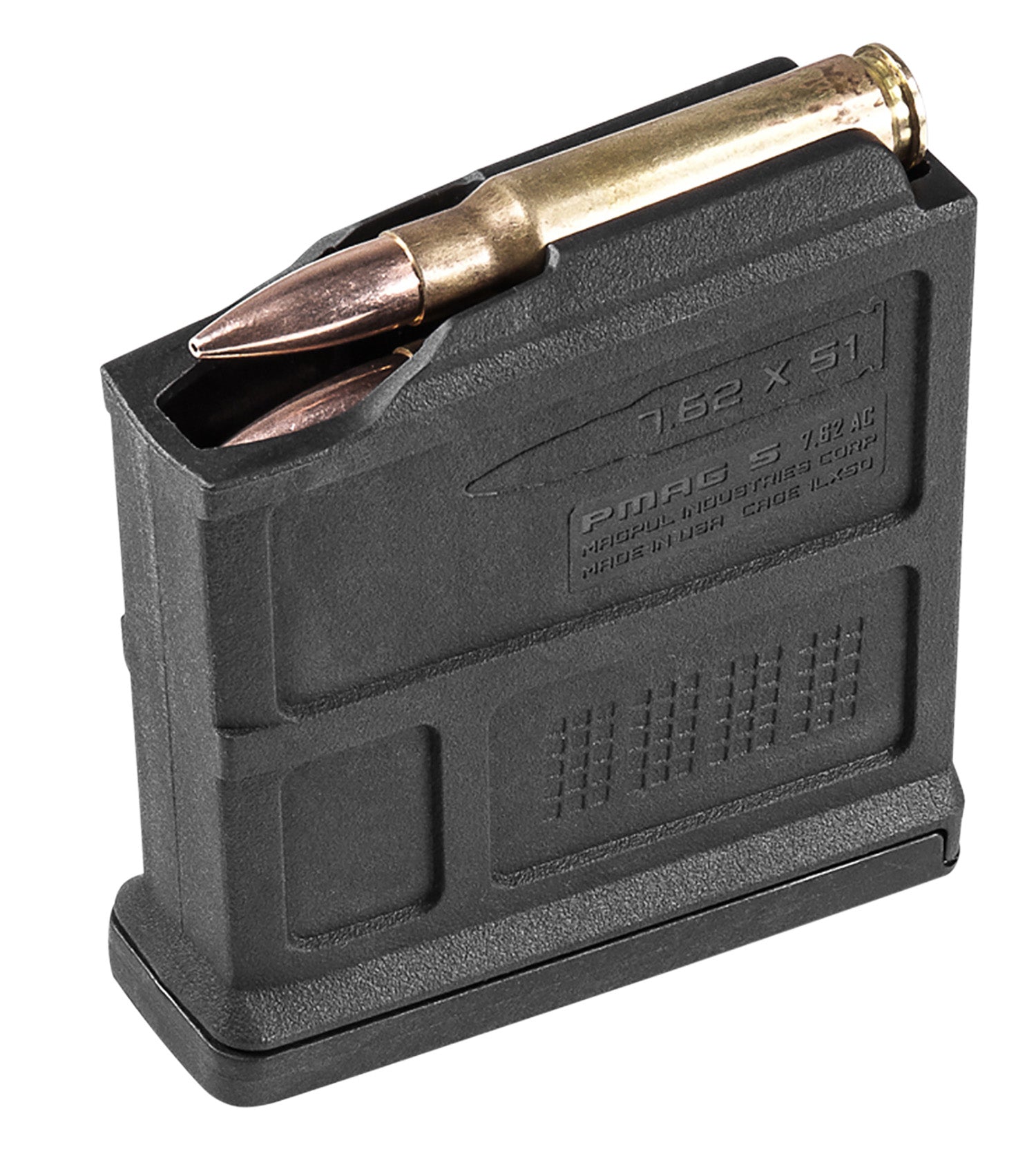 Magpul MAG549BLK PMAG Black AICS 5-Round Magazine 6.5 Creedmoor/308 Win/7mm-08 Rem Short Action Bolt Rifle Polymer