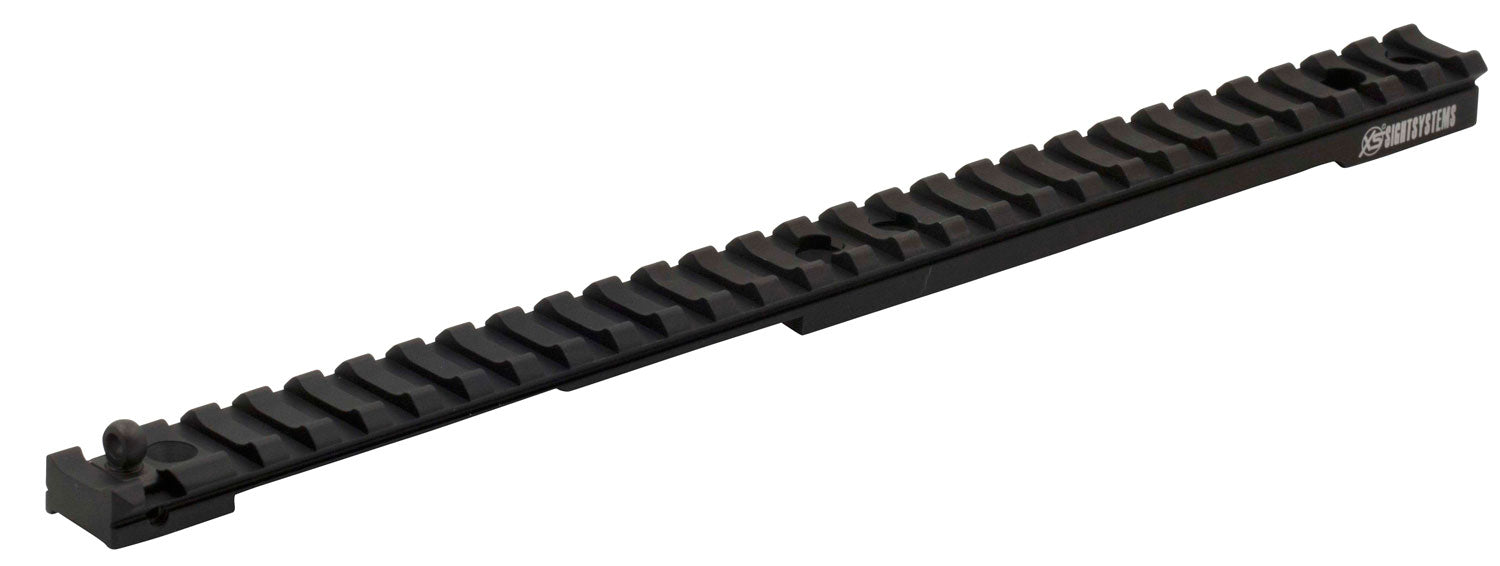 XS Sights RU5000RN Ruger GunSite Scout Picatinny Rail Mount with Ghost Ring Rear Sight