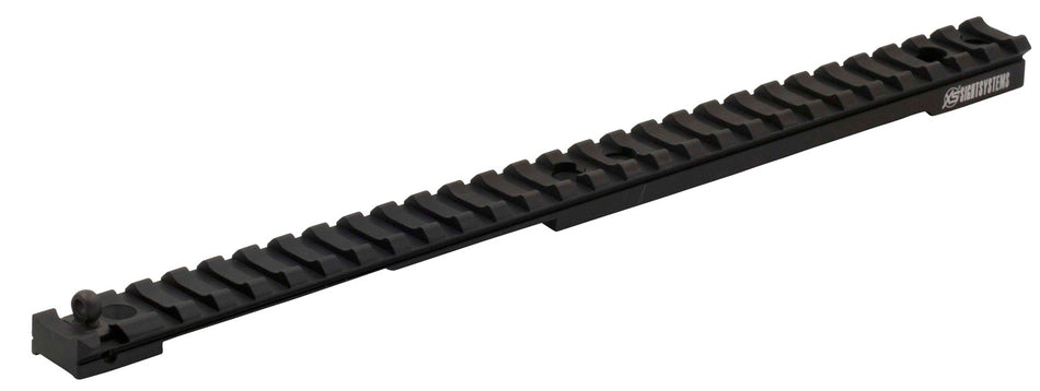 XS Sights RU5000RN Ruger GunSite Scout Picatinny Rail Mount with Ghost Ring Rear Sight