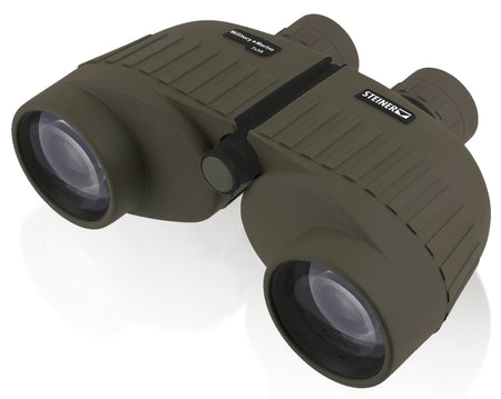 Steiner Military-Marine 2038 7x50mm Binocular, Porro Prism, Sports-Auto Focus, OD Green Makrolon with Rubber Armor