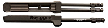 Swagger SWAGBPHT42 All-Terrain Hunter Bipod, Polymer, 9.75"-41.25" Height Range, Crazy Legs System