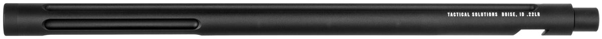 Tactical Solutions 1022TEMB X-Ring 22 LR 16.5" Matte Black Bull Barrel Fluted Threaded for Ruger 10/22
