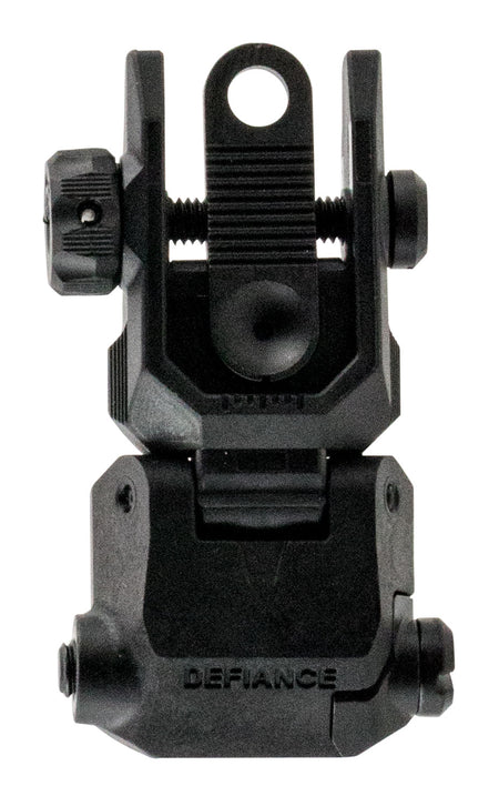 Kriss USA Defiance Low Profile Polymer Rear Flip-Up Iron Sight Black AR-15