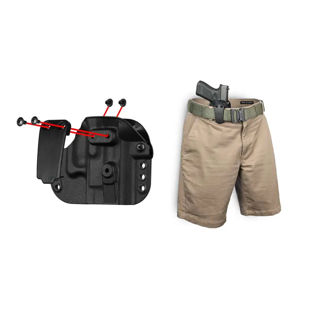 G-Code Paradigm Multi-Fit Black Holster Small Frame IWB OWB