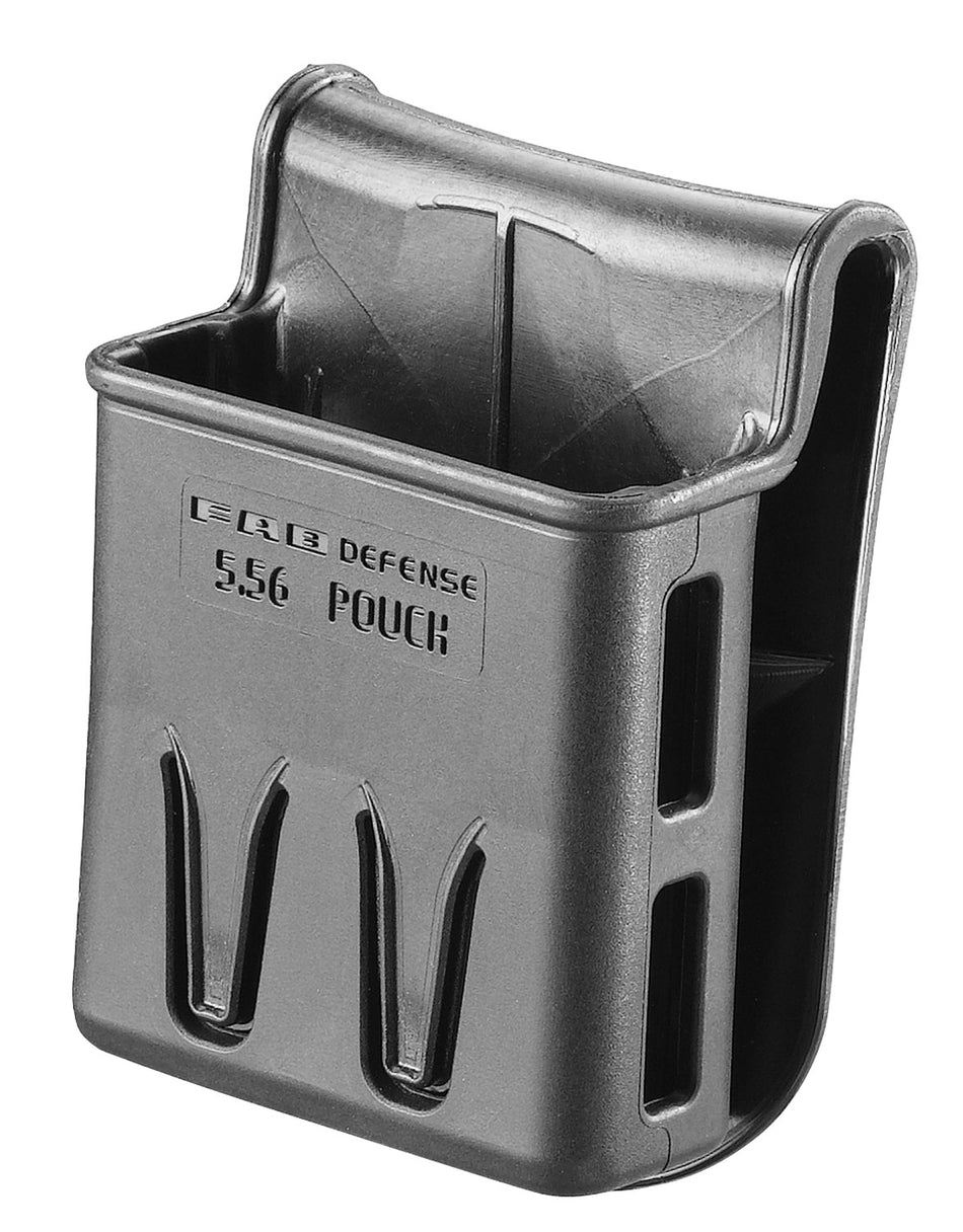 FAB Defense FX556P Black Polymer M4 Mag Pouch Belt Paddle Mount Ambi M16 AR-15 Compatible