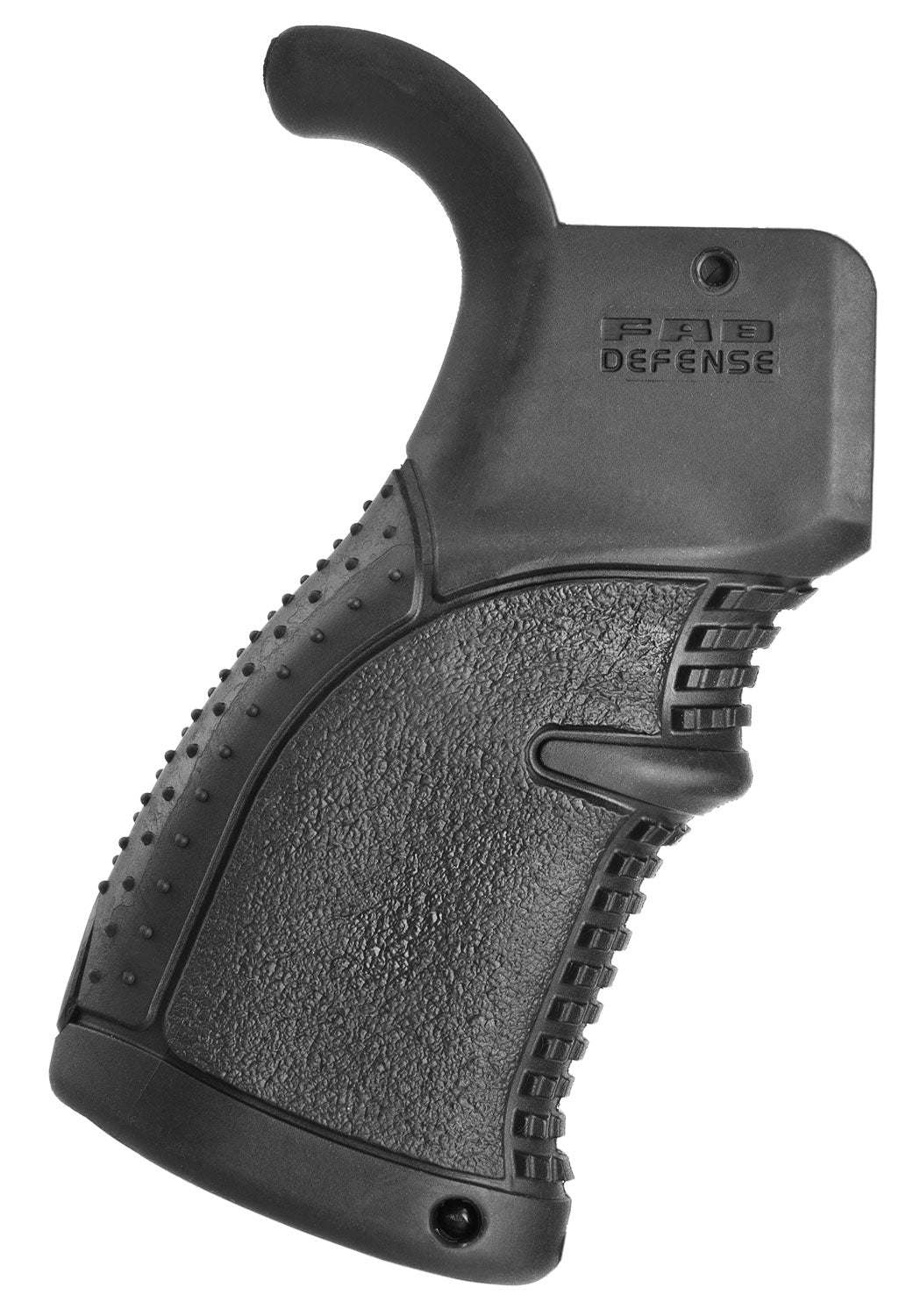 FAB Defense AGR-43 Multi-Texture Rubber Overmold Pistol Grip for AR-15/M16/M4 Black