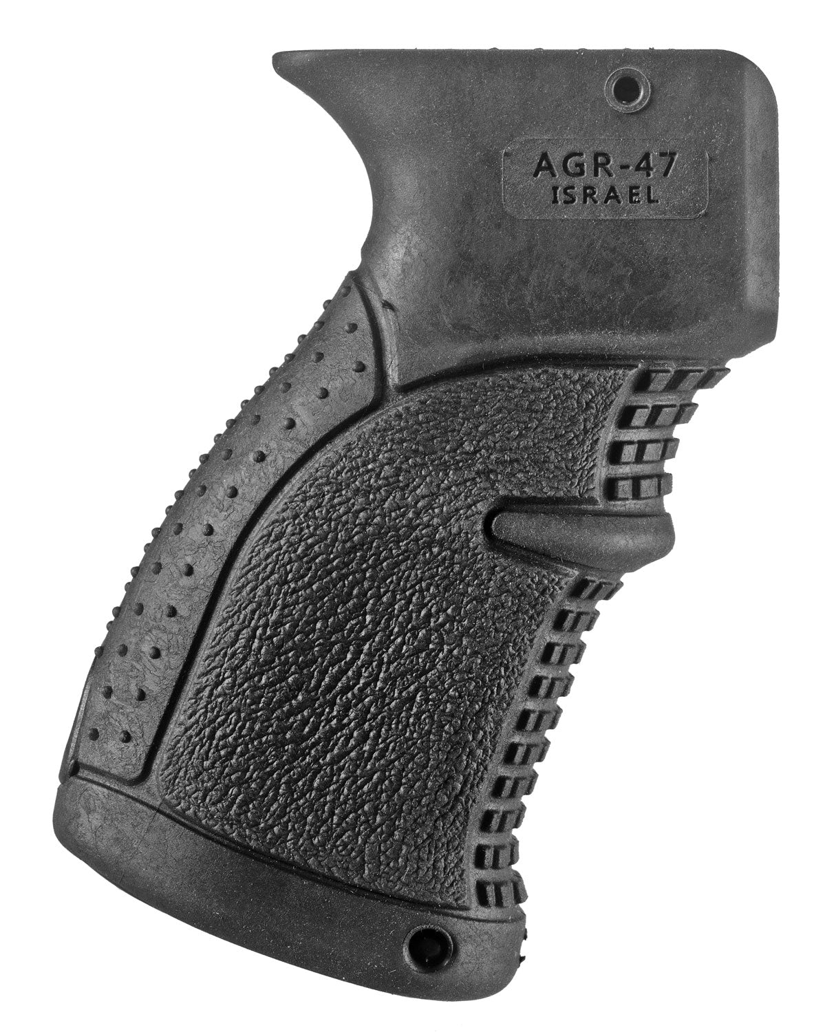 FAB Defense AGR-47 Multi-Texture Rubber Overmold Pistol Grip for AK-47/74 ATI Galil Black
