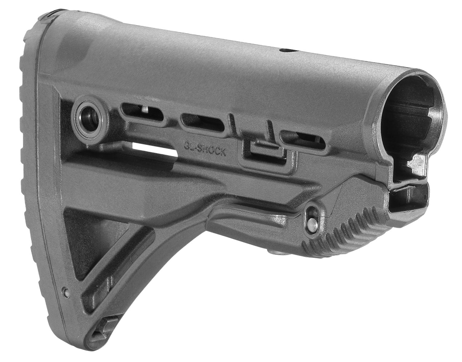 FAB Defense FXGLSHOCK M16/M4 Recoil-Absorbing GL-Shock Buttstock Black Polymer
