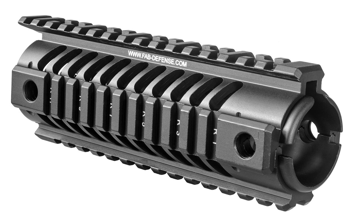 FAB Defense FXNFR NFR Carbine Quad Rail System for M16 with Four Picatinny Rails Black Aluminum