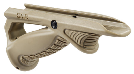 FAB Defense PTK Ergonomic Angled Pointing Grip with Battery Compartment Picatinny Rail FDE