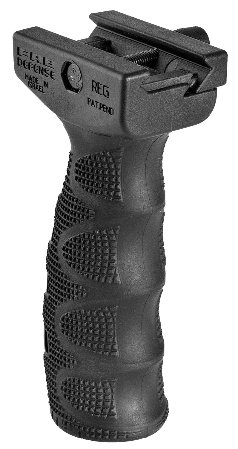 FAB Defense REG State-of-the-Art Rubberized Tactical Foregrip QD Mount Waterproof Storage Black