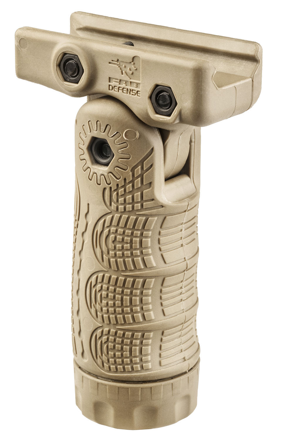 FAB Defense FXTFLT T-FL Folding Foregrip 7-Position FDE Polymer Rail Mount