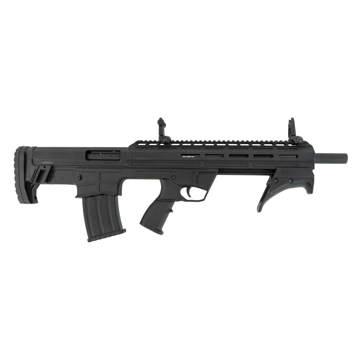 Tokarev USA 21000418 BullPup 12 Gauge Pump 3" 5+1 18.50" Black Steel Barrel, Black Anodized Picatinny Rail Aluminum Receiver, Picatinny Handguard, Bullpup Synthetic Stock, Angled Grip