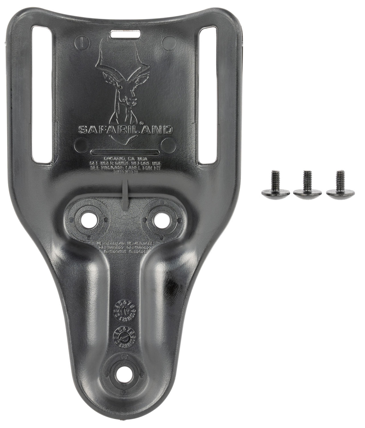 Safariland 6070UBL22 2" Black Mid-Ride Universal Belt Loop Holster Attachment