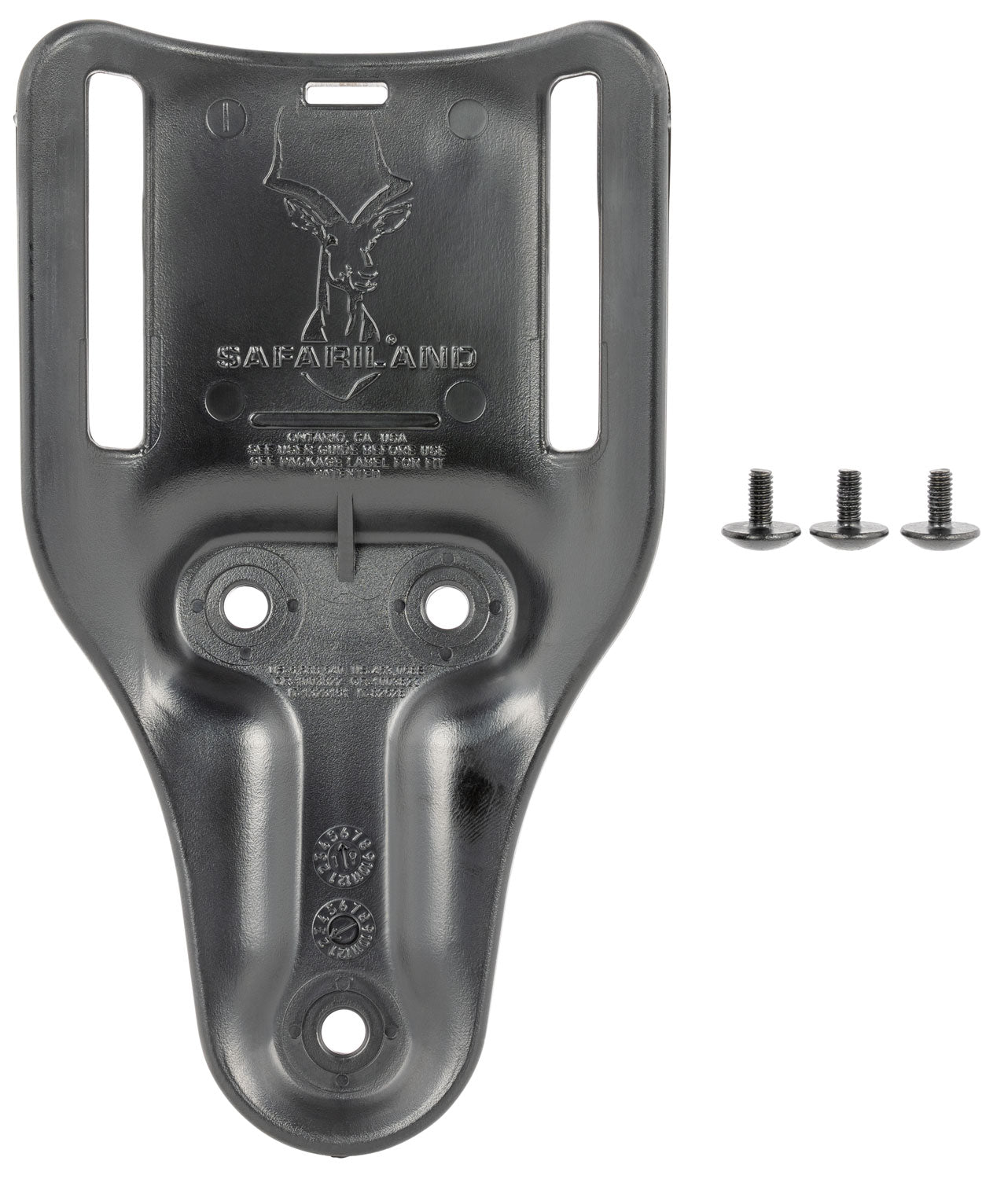 Safariland 6070UBL22 2" Black Mid-Ride Universal Belt Loop Holster Attachment