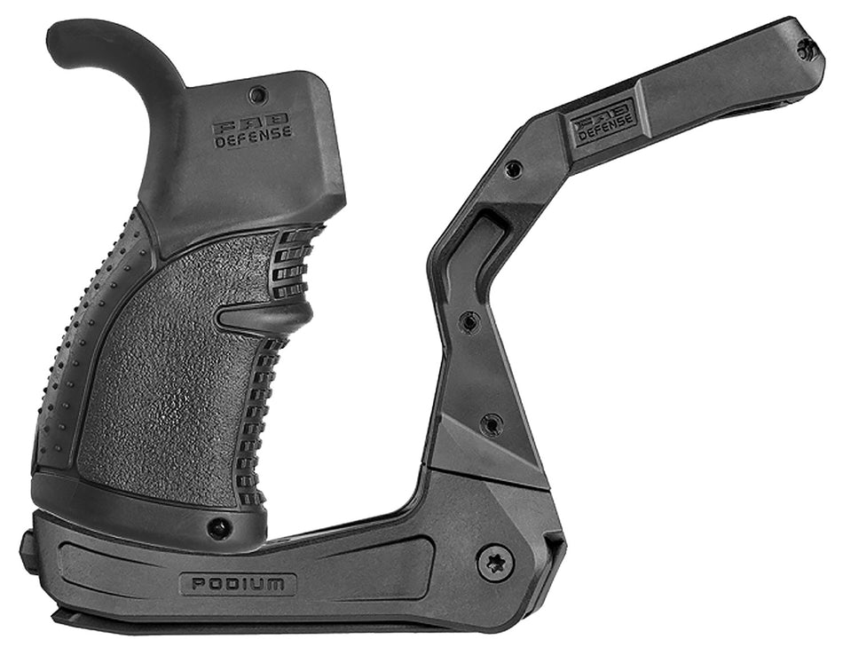 FAB Defense FXARPODB AR-15/M16 AR-Podium Bi-Pod Includes AGR-43 Grip Black Polymer