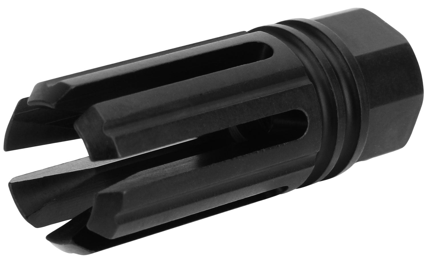 TacFire MZ1005N 5.56x45mm NATO 6 Prong Flash Hider Black Nitride 1/2x28 AR-Platform