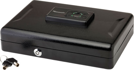 Hornady 95432 Keypad Vault Black Steel Handgun Safe with Key Entry