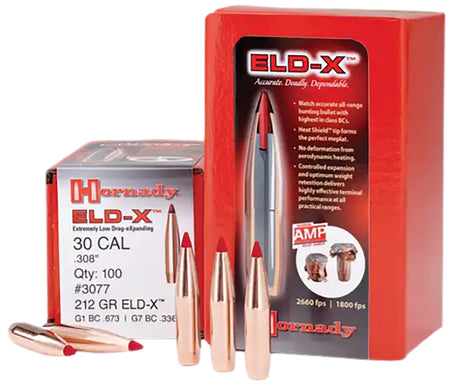 Hornady 6mm .243 90 Grain Extremely Low Drag eXpanding ELD-X Bullets 100/Box