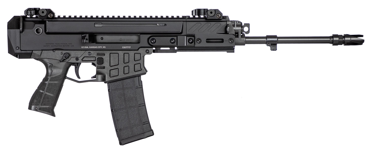 CZ-USA 91452 Bren 2 Ms Pistol, 5.56 NATO, 30+1, 14.17" Barrel, Carbon Fiber Receiver, Ambi Mag Release