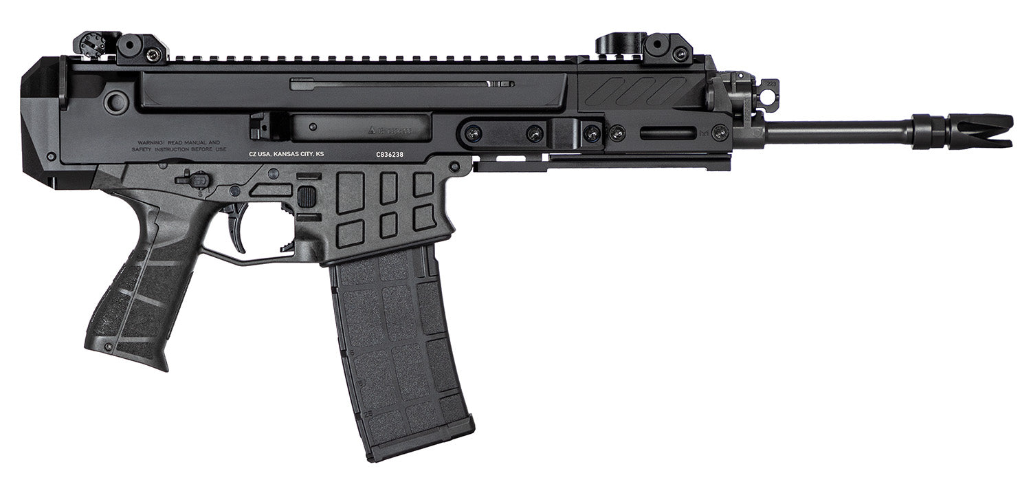 CZ-USA 91461 Bren 2 Ms Pistol, 7.62x39mm, 30+1 Capacity, 11.14" Barrel, Stippled Grip