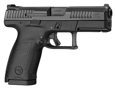 CZ-USA P-10 C Compact 9mm Luger Pistol, 10+1 Capacity, 4.02" Barrel, Black Nitride Slide