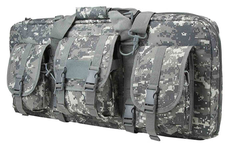 NcStar VISM CVCPD2962D28 28" Digital Camouflage Double Pistol Carbine Case PVC with Lockable Zippers