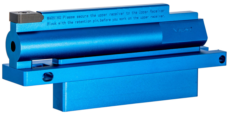 NcStar VTARUVB Modular Upper Receiver Vise Block Blue Anodized Aluminum for AR-15