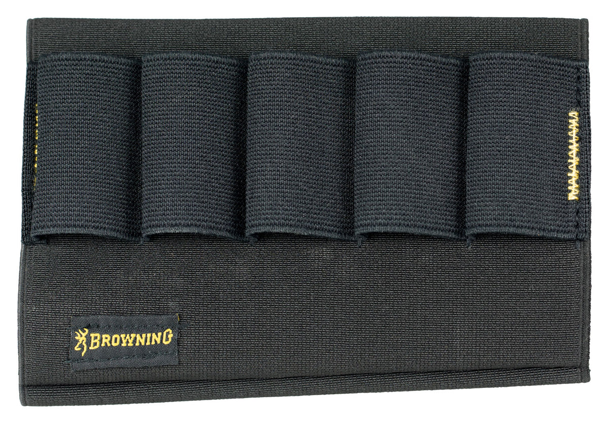 Browning Elastic Stock Option Nylon Shotgun Buttstock Ammo Carrier 5 Rounds