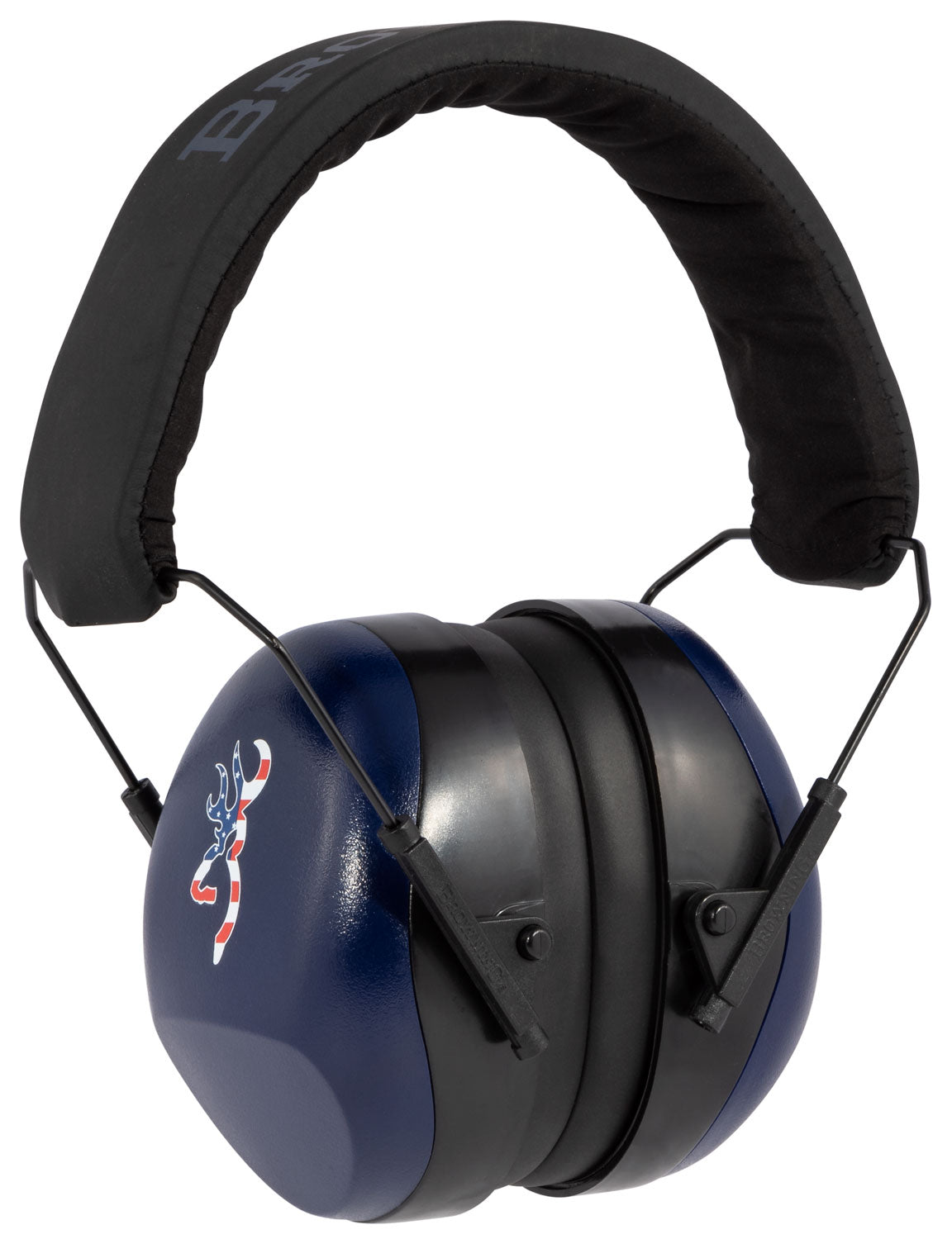 Browning 126387 Buck Mark II Passive Earmuff 27dB NRR Blue/Black Adult