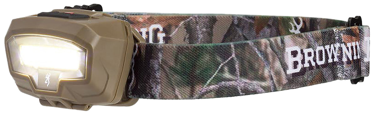 Browning Night Gig Wide Angle Headlamp 485 Lumens Red/White LED Flat Dark Earth