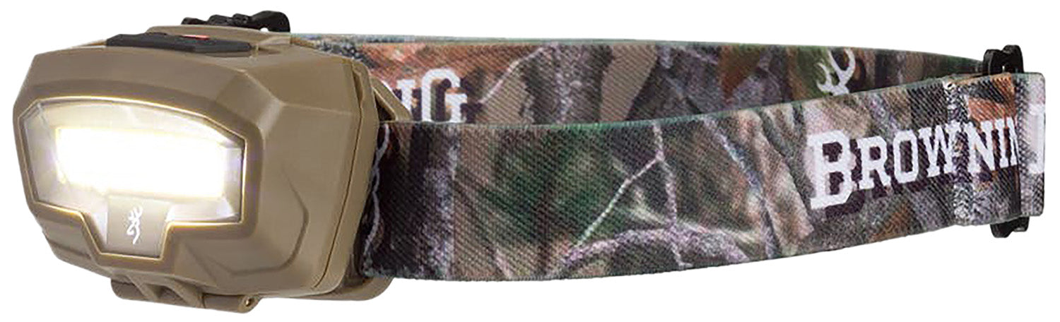 Browning Night Gig Wide Angle Headlamp 485 Lumens Red/White LED Flat Dark Earth
