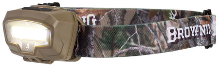 Browning Night Gig Wide Angle Headlamp 485 Lumens Red/White LED Flat Dark Earth