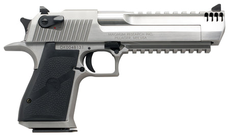 Magnum Research Desert Eagle Mark XIX DE429SRMB .429 DE Pistol, 6" w/ Muzzle Brake, 7+1, Matte Stainless