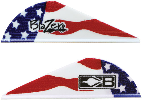 Bohning 2" American Flag Blazer Vanes True Color 36PK