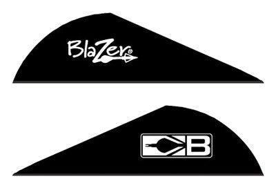 Bohning Blazer Vanes 2" Solid Black 36 Pack