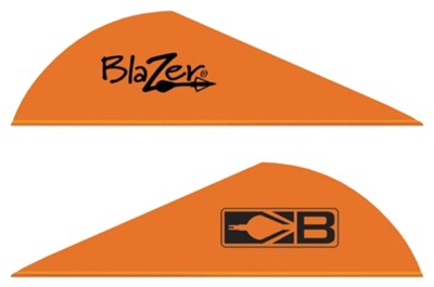 Bohning Blazer Vanes 2" Solid Neon Orange 100 Pack