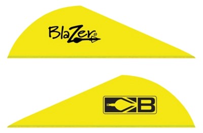 Bohning Blazer Vanes 2" Solid Neon Yellow 100 Pack