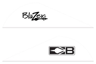 Bohning Blazer Vanes 2" Solid White 100 Pack