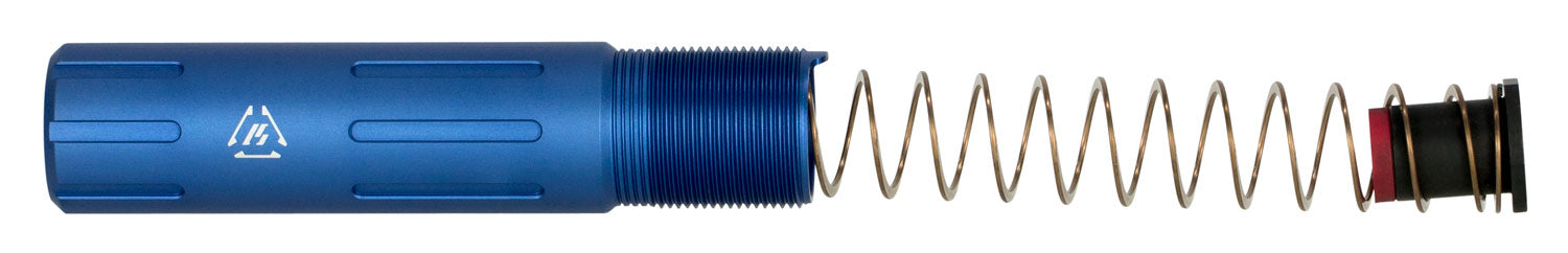 Strike Industries Slick AR Pistol Platform Buffer Tube Blue Anodized Aluminum with Tungsten Buffer