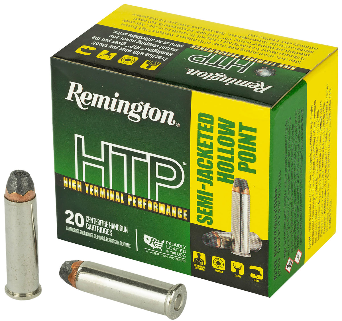 Remington .357 Magnum 22231 HTP Semi Jacketed Hollow Point HP 158 Grain