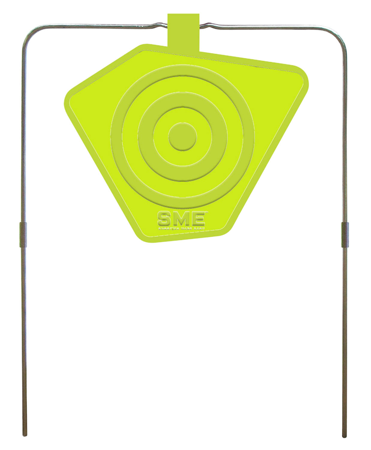 SME 80SHGNG 8" Reactive Self-Healing Gong Shooting Target Green Polymer All Calibers
