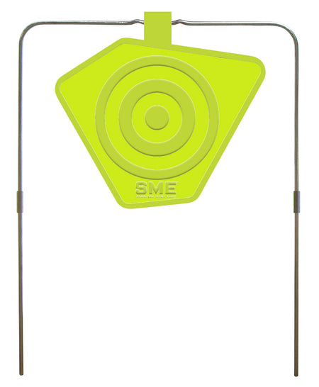 SME 80SHGNG 8" Reactive Self-Healing Gong Shooting Target Green Polymer All Calibers
