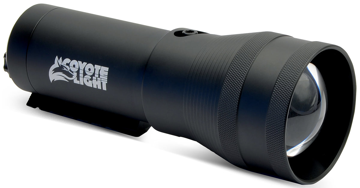 Coyote Light Pro Green LED Predator Hunting Light Matte Black with Picatinny Rail Mount