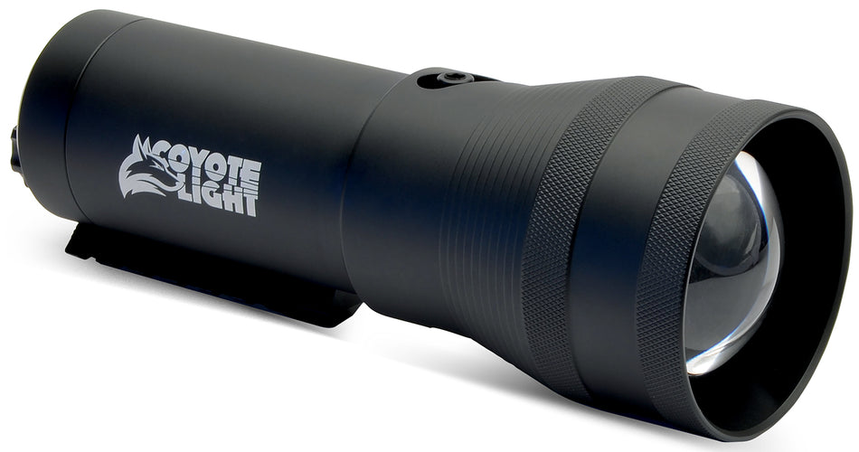 Coyote Light Pro White LED Predator Hunting Light Matte Black with Picatinny Rail Mount