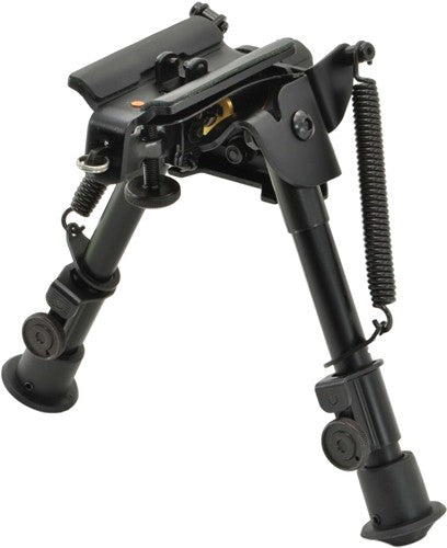 Aimtech Heavy Duty Adjustable Pivot Bipod 6"-9" Lever Lock