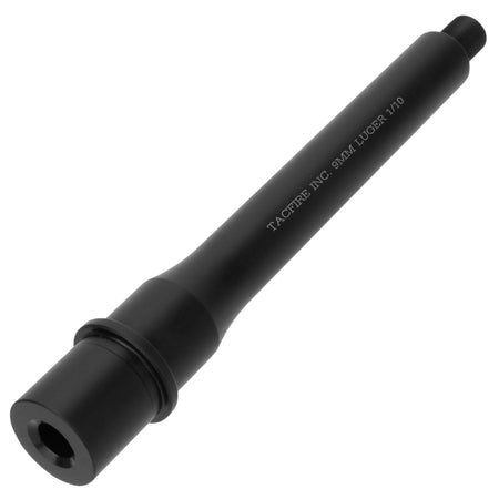 TacFire 9mm NATO 7.5" Black Nitride Stainless AR Pistol Barrel, 1:10" Twist, Threaded Muzzle