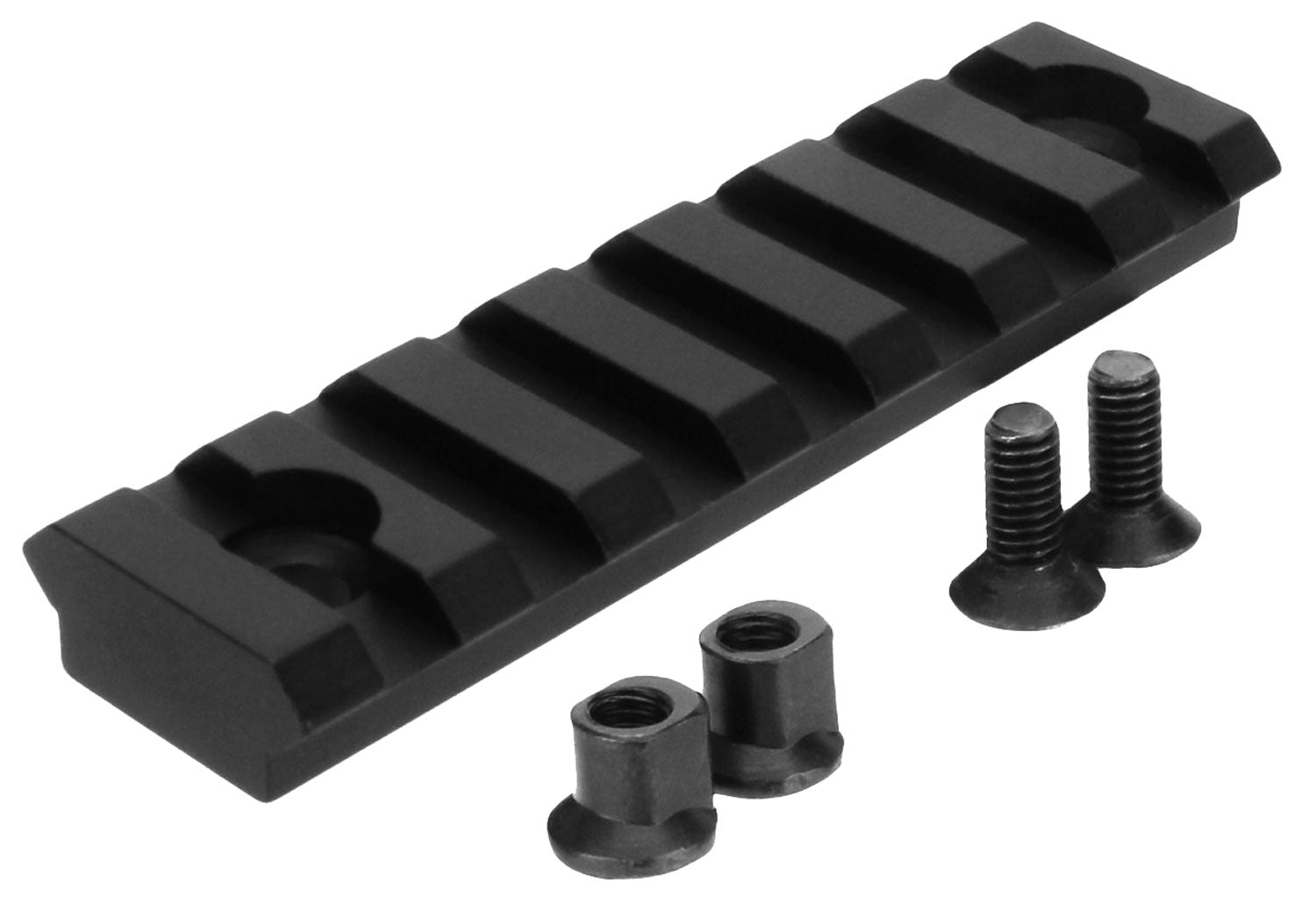 TacFire MAR102 3" 7-Slot KeyMod Picatinny Rail Section Black